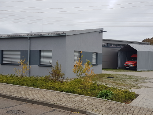 Feuerwehrhaus in Huttenheim